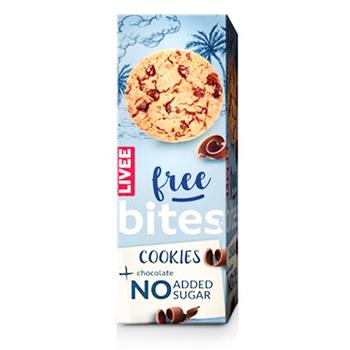 Livee Sugar-free Cookies with Chocolate Pieces 135g - buy, prices for COSMOS - photo 1