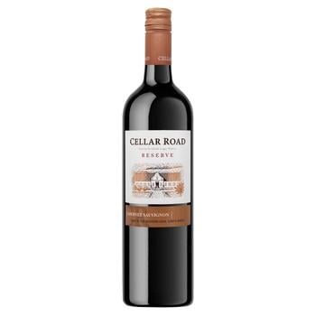 Вино Cellar Road Reserve Cabernet Sauvignon красное сухое 13,5% 0,75л - купить, цены на NOVUS - фото 1