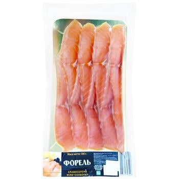 Slightly Salted Fillet Trout 100g - buy, prices for COSMOS - photo 1