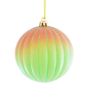 Yes! Fun Gradient Ribbed Christmas Ball 8cm - buy, prices for - photo 1