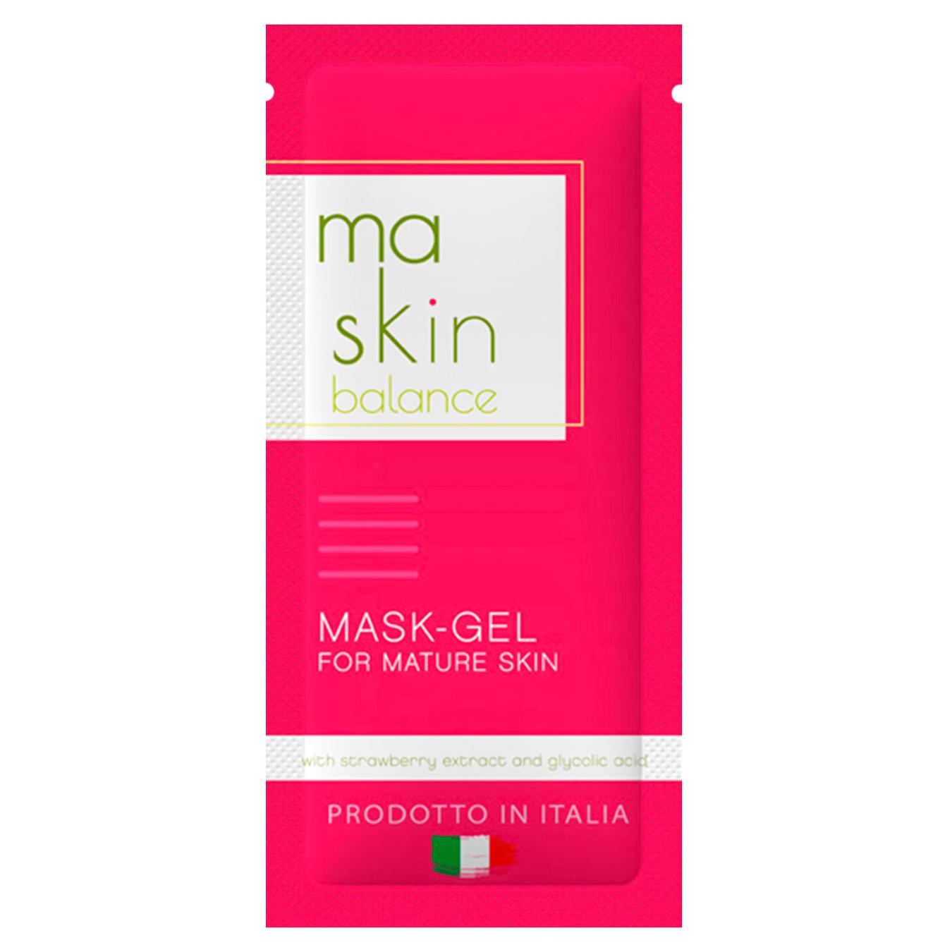 

Маска для лица Ma Skin Balance Эликсир-Гель с клубникой и гликолевой кислотой 1шт