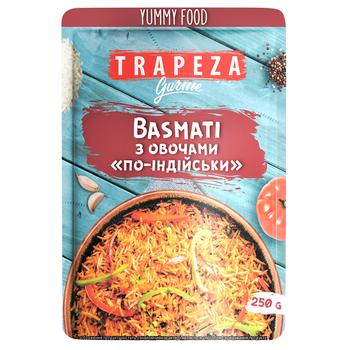 Рис Trapeza Басматі з карі та овочами по-індійськи 250г - купити, ціни на КОСМОС - фото 1