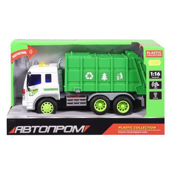 Игрушка Автопром мусоровоз 1:16 - купить, цены на - фото 1
