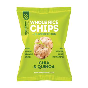 Bombus Whole Grain Chips with Chia and Quinoa 60g - buy, prices for COSMOS - photo 1