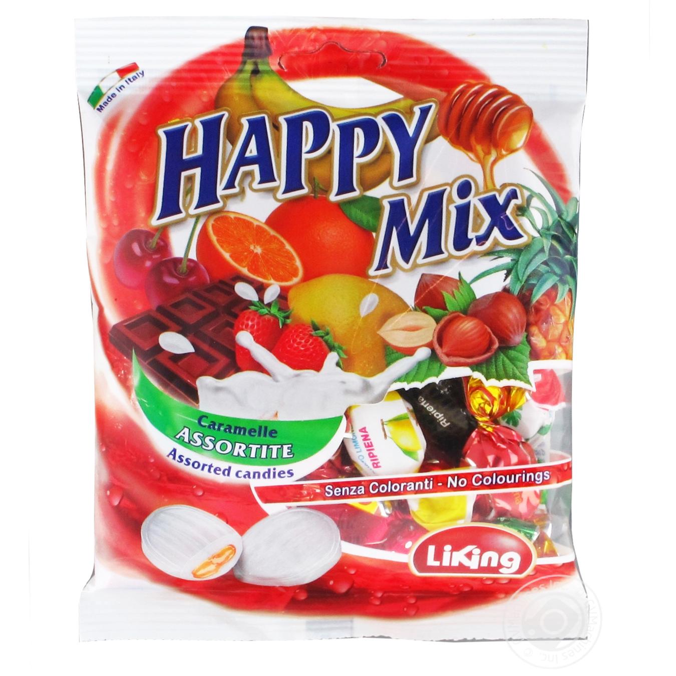 

Леденцы Liking Happy Mix 125г