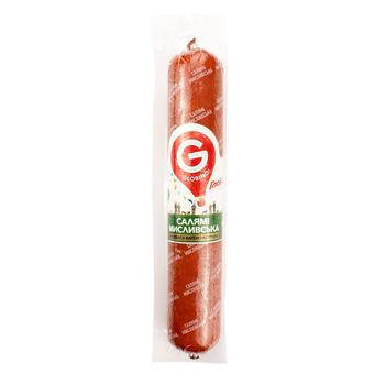 Globyno Hunting Salami Smoked-Boiled Sausage - buy, prices for NOVUS - photo 1