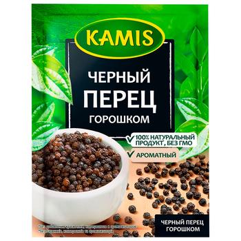 Перец черный Камис горошком 20г - купить, цены на Auchan - фото 1