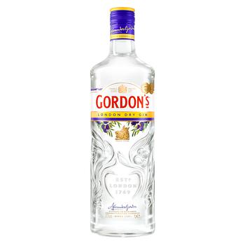 Джин Gordon’s 37,5% 1л - купить, цены на Auchan - фото 1