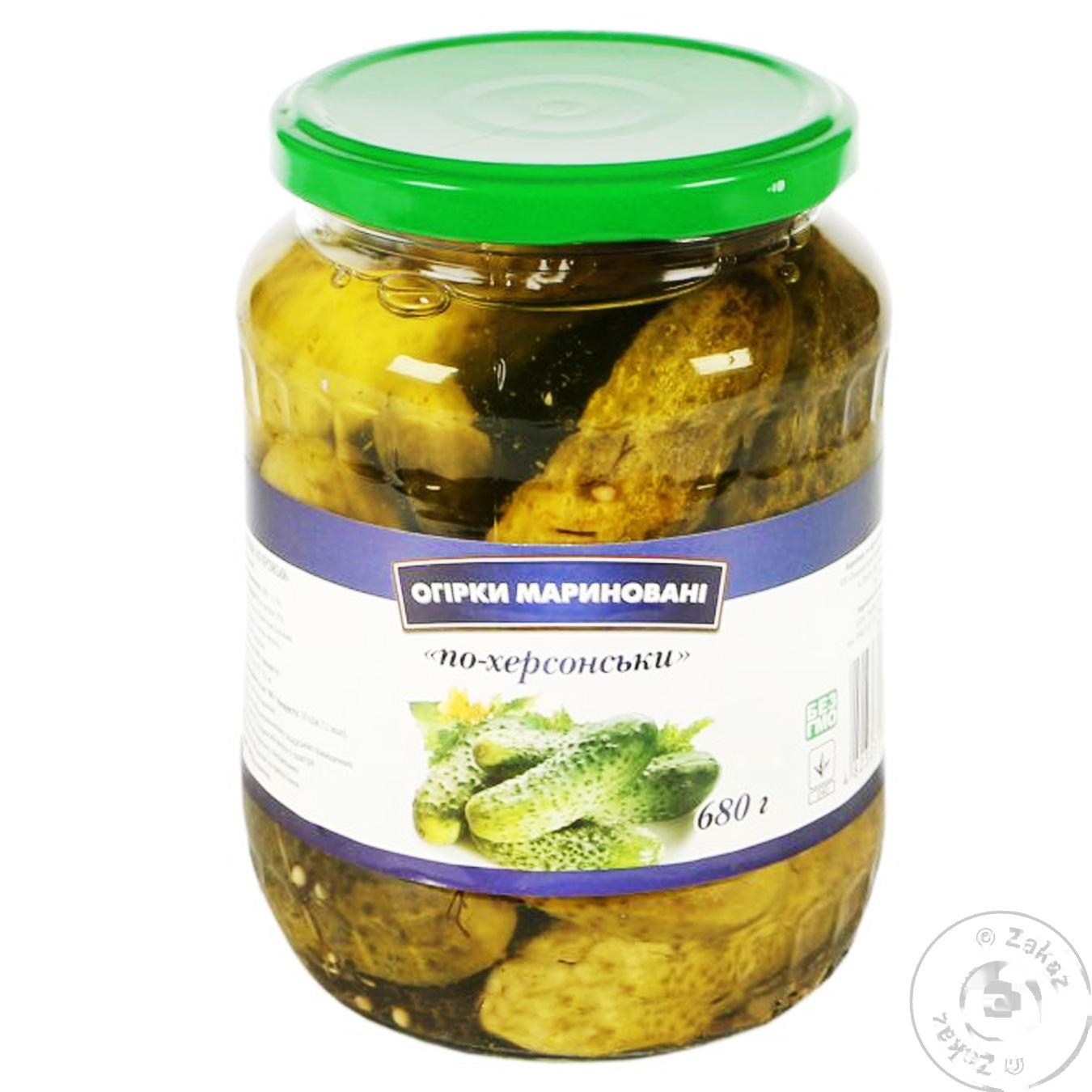 

Огурцы по-херсонски маринованные 680г