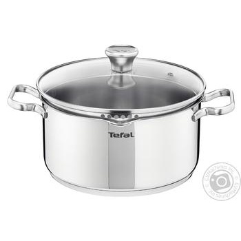 Кастрюля Duetto Tefal с крышкой 24см купить, цены на МегаМаркет - фото 1