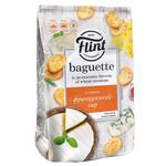 Сухарики Flint Baguette пшеничні зі смаком французького сиру 100г