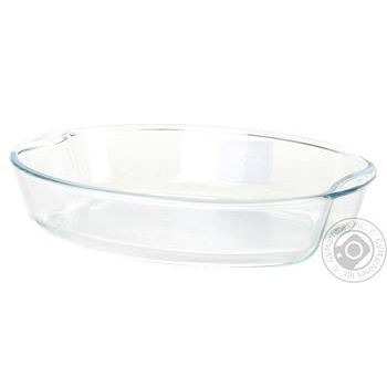Форма для запекания Simax Exclusive из термостойкого стекла овальная 2,5л - купить, цены на Auchan - фото 2