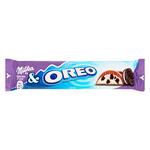 Milka Milk Chocolate with Cream Filling and Oreo Cookie Pieces 37g
