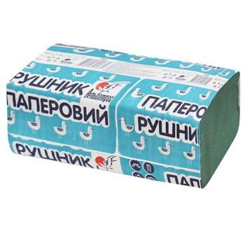 Albatros Green Paper Towels V-fold 160pcs