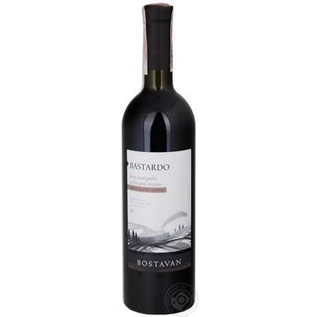 Bostavan Bastardo red semi-sweet wine 12,5% 0,75l - buy, prices for MegaMarket - photo 1