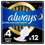 Always Ultra Night Deo Hygienical Pads 12pcs
