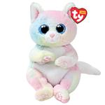 TY Beanie Bellies Jennie Rainbow Cat Soft Toy 15cm