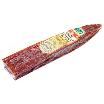 Zakarpatski Kovbasy Golden Fillet Raw Smoked Meat Product from Poultry Meat High Grade - buy, prices for NOVUS - photo 1