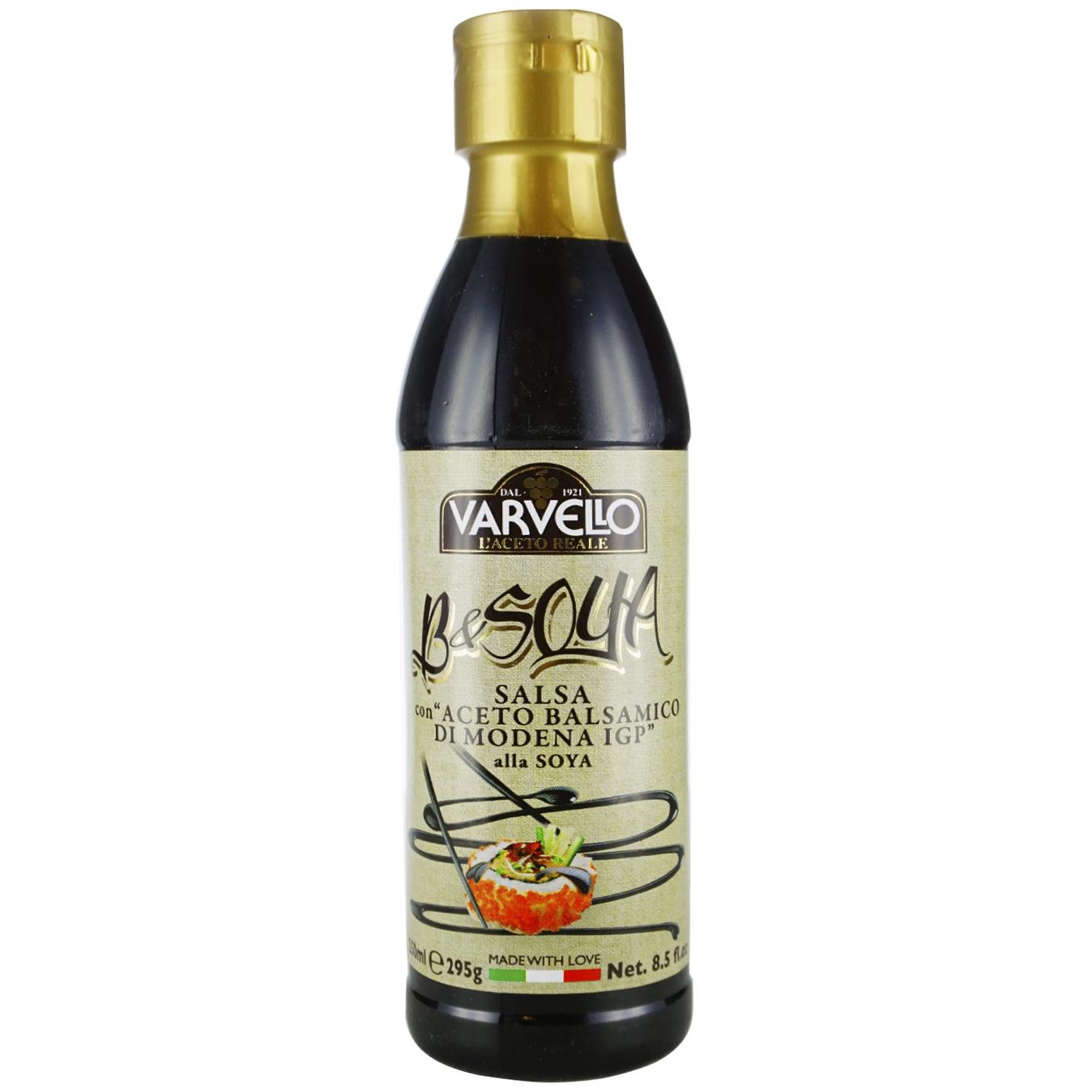 

Соус из бальзамического уксуса из Модены Varvello со вкусом сои 250г
