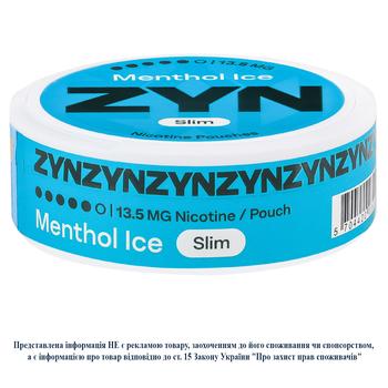 ZYN Menthol Ice Slim Nicotine Pouches 20pcs