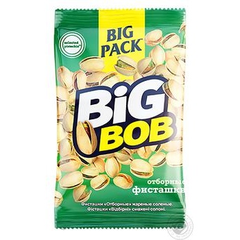 Фисташки Big Bob Отборные жареные соленые 90г купить, цены на МегаМаркет - фото 2