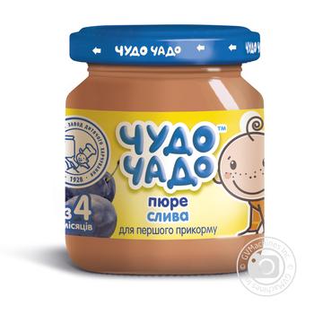 Chudo-chado for children from 3 months plum puree 90g - buy, prices for NOVUS - photo 1