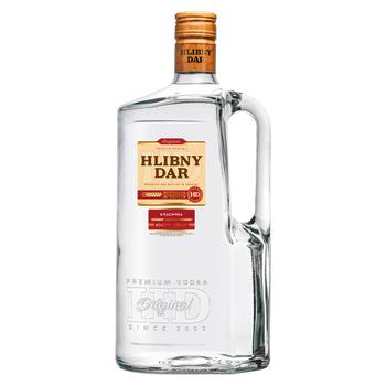 Hlibny Dar Classic Vodka 40% 1.75l - buy, prices for MegaMarket - photo 1