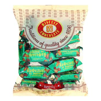 Biscuit-chocolate on fructose for diabetics with peanuts waffle сandy 200g - buy, prices for - photo 3