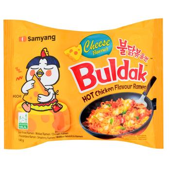 Рамен Samyang зі смаком курки та сиру гострий 140г