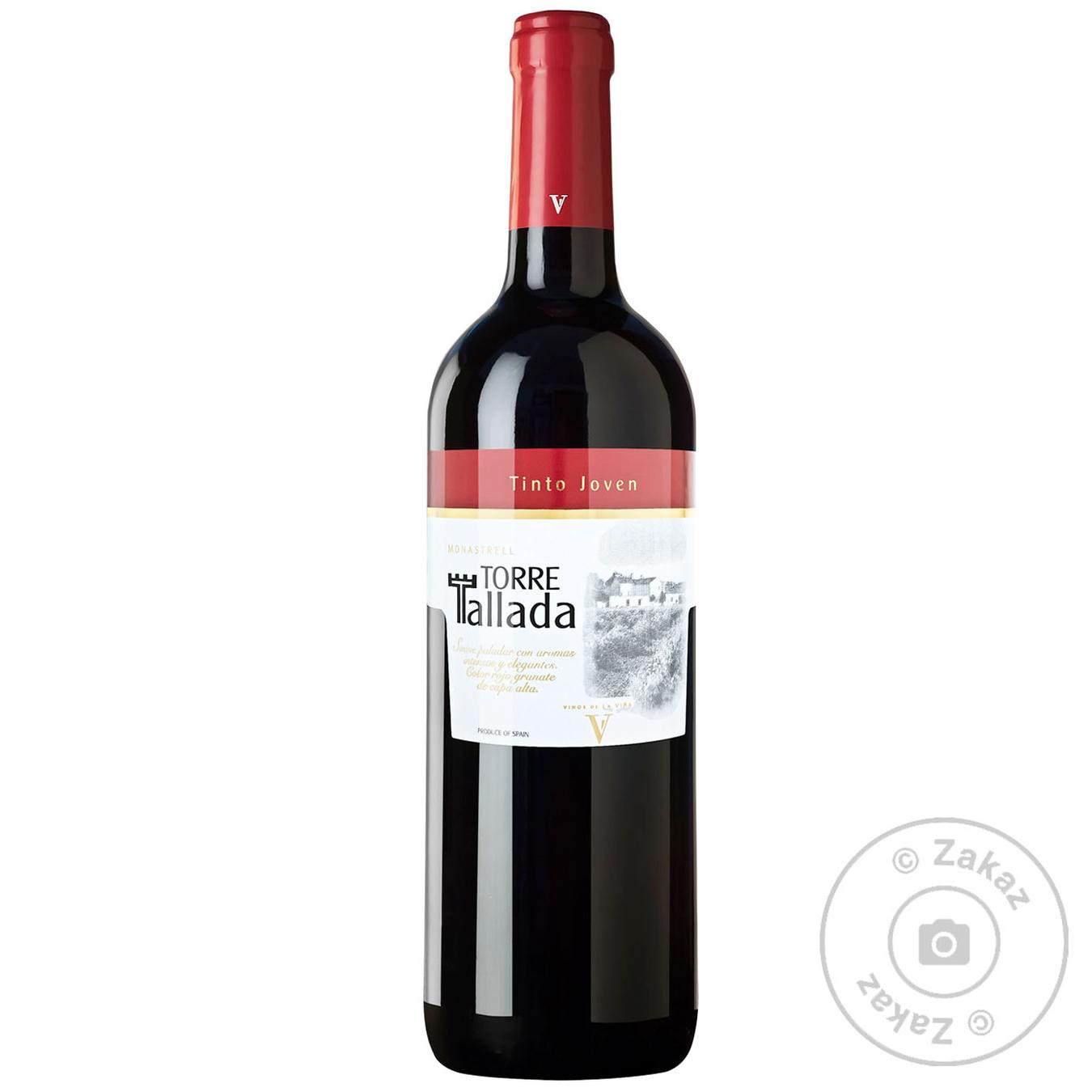 

Вино Torre Tallada Tinto Joven красное сухое 13% 0,75л