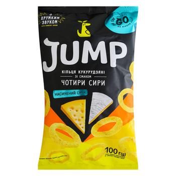 Jump Corn Waffles Snack with Four Cheeses 100g - buy, prices for MegaMarket - photo 1