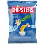 Chipsters Sour Cream and Onion Flavored Potato Chips 70g