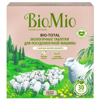 BioMio Eco Tablets for Dishwashers with Eucalyptus Essential Oil 7in1 30pcs - buy, prices for - photo 1