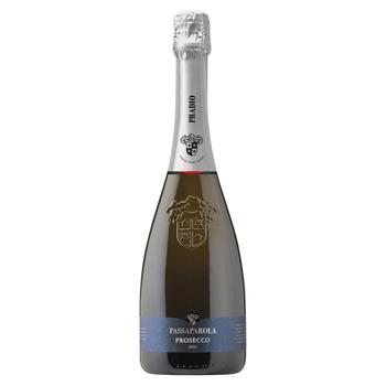 Pradio Prosecco Passaparola DOC White Brut Sparkling Wine 11% 0.75l - buy, prices for NOVUS - photo 1