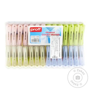 Proff Clothespins 56pcs - buy, prices for ULTRAMARKET - photo 1