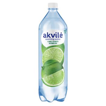 Akvile Tahiti Lime Lightly Carbonated Mineral Water 1.5l - buy, prices for NOVUS - photo 1