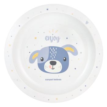 Canpol Babies Cute Animals Plate Light Blue