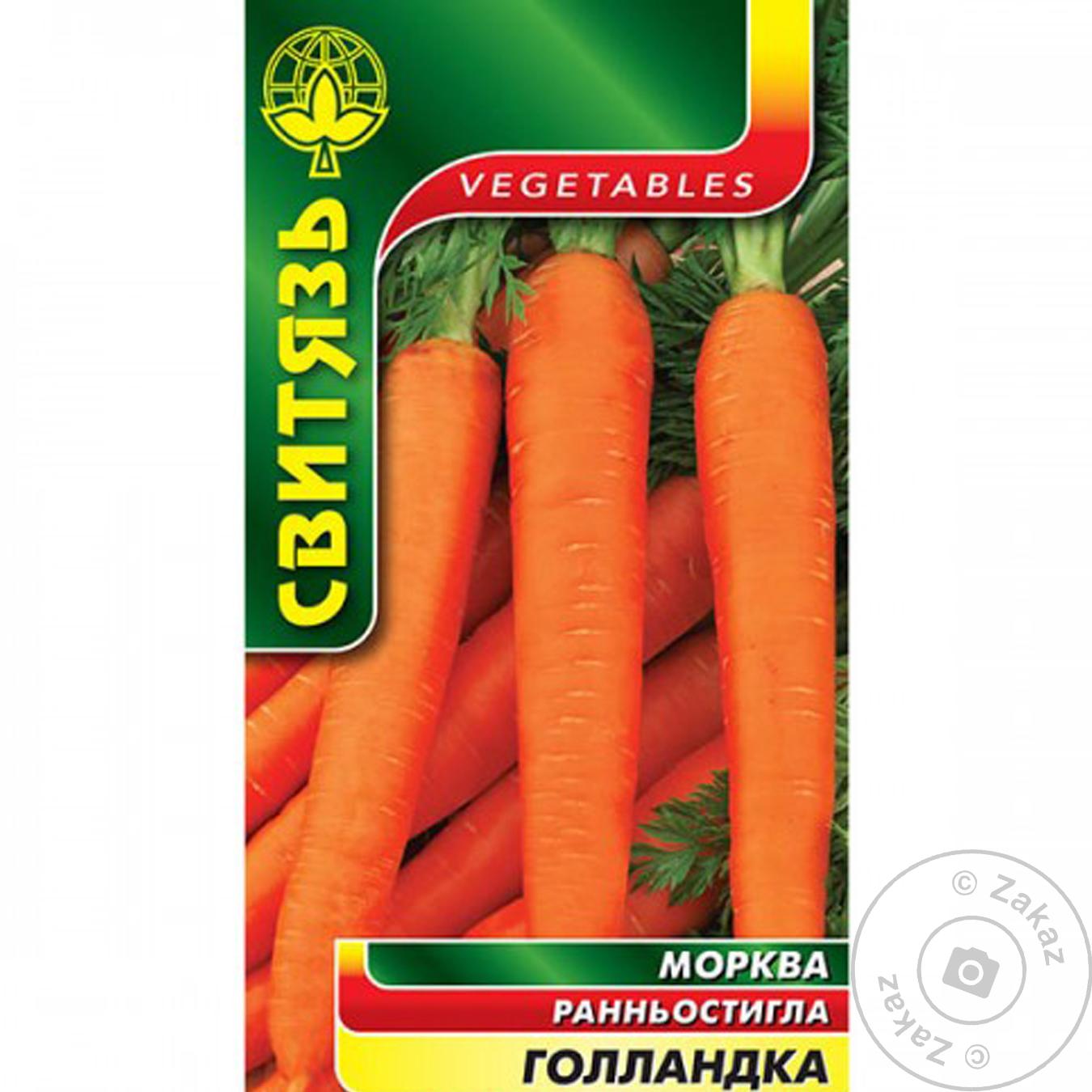 

Семена Свитязь голландка морковь 2г