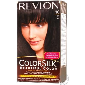 Фарба для волосся Revlon ColorSilk 10 Чорний 1N - купить, цены на - фото 1