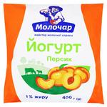 Molochar Peach Flavored Yogurt 1% 400g