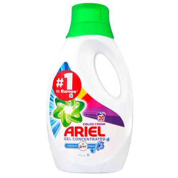 Рідкий пральний порошок Ariel Touch Of Lenor Color 1,1л - купити, ціни на ЕКО Маркет - фото 1