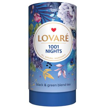 Lovare 1000 And 1 Night Black and Green Tea with Berries and Fruits 80g - buy, prices for METRO - photo 1