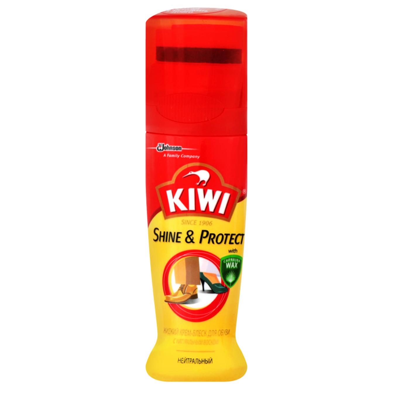 

Крем-блеск для обуви Kiwi Color shine жидкий бесцветный 75мл