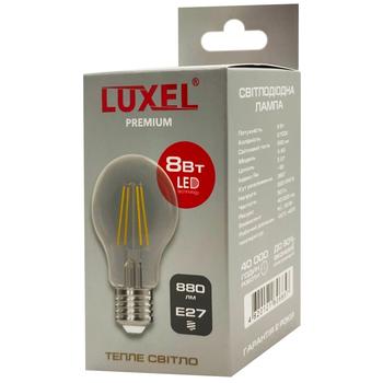 Luxel LED Filament Bulb Е27 7W А60 2700К - buy, prices for Supermarket "Kharkiv" - photo 1