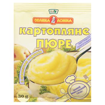 Пюре картофельное Эко Большая Ложка со сливками 30г