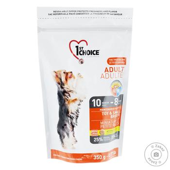 1st Choice Adult Dry Food With Chicken For Mini Breed Dogs From 10month 350g - buy, prices for MasterZoo - photo 1