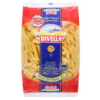Divella Penne Ziti Rigate №27 Pasta 500g - buy, prices for NOVUS - photo 1