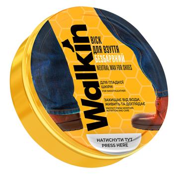 Walkin Neutral Shoe Wax for Smooth Leather 75ml - buy, prices for NOVUS - photo 1