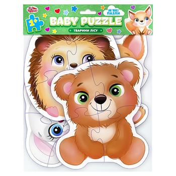 Пазлы Чудик Beby Puzzle Животные леса