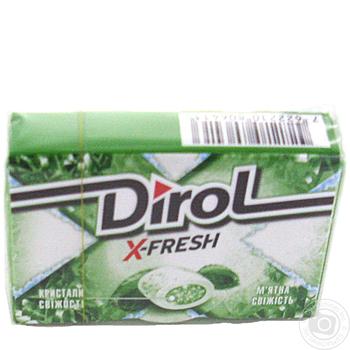 Жувальна гумка Dirol X-fresh м'ятна свіжість 18г купити, ціни на МегаМаркет - фото 2